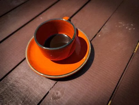 One cup of coffee Stock Photos