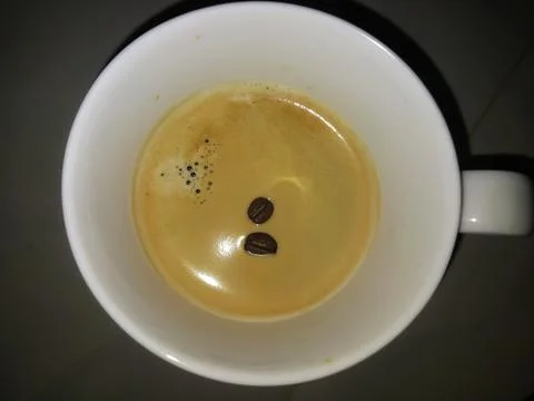 One cup espresso Stock Photos