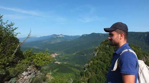 One day in the mountain Stock Photos