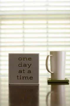 One day at a time Foto stock