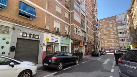 One dead after a house fire in Málaga city, Málaga, ES - 03 May 2025 Stock Footage 308253051