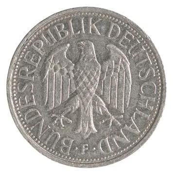 One Deutsche mark Stock Photos