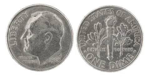One dime Stock Photos