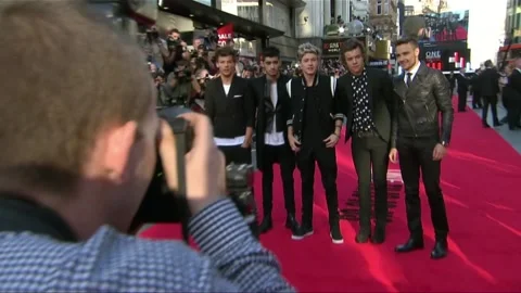 One Direction: This Is Us London Stock Video Pond5