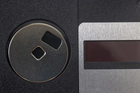 One disk for storing digital information, flexible magnetic disk for multip.. Foto stock