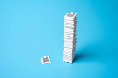 One document instead of a whole pile of papers. Reduction of bureaucracy. Sim Stockfoto's