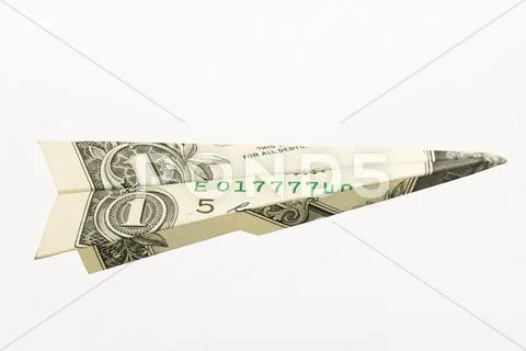 One dollar airplane Stock Photos