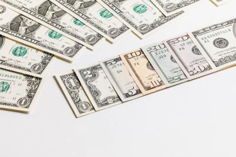 One dollar banknote closeup Stock Photos