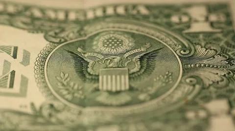One dollar banknote macro rack focus Stock Footage 59675686