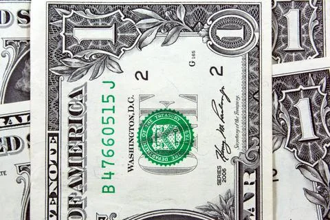 One dollar banknote Stock Photos