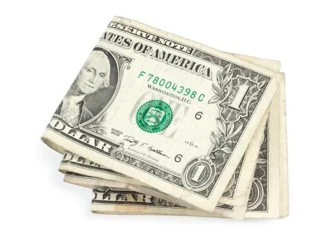 One dollar banknotes Stock Photos