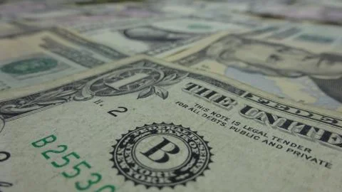 One Dollar Bill Close Up Background. Photo Image Stock-Fotos