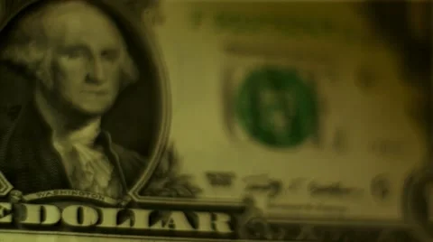 One dollar bill Stock Footage 49091979