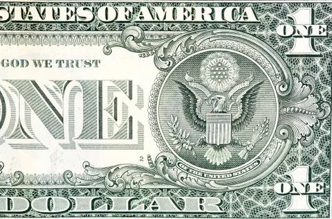 One dollar bill Stock Illustration