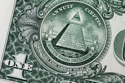 One dollar bill Stock Photos