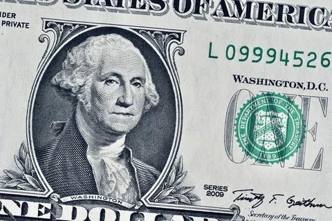 One dollar bill Stock Photos