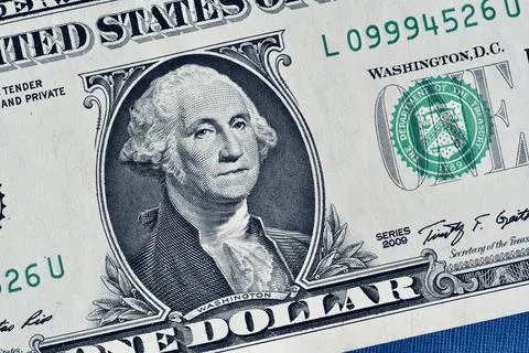 One dollar bill Stock Photos