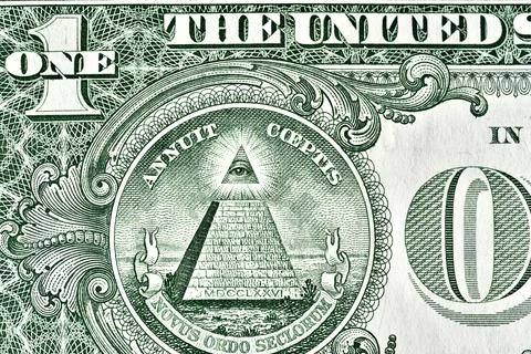 One dollar bill Stock Photos