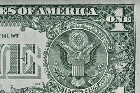 One dollar bill Stock Photos