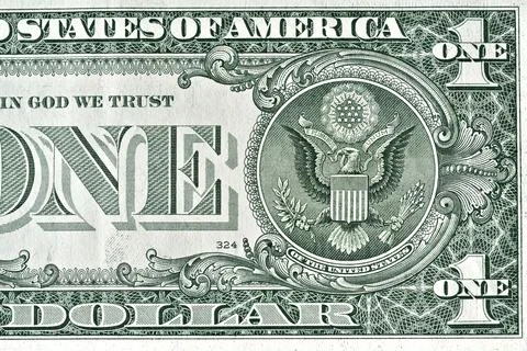 One dollar bill Stock Photos