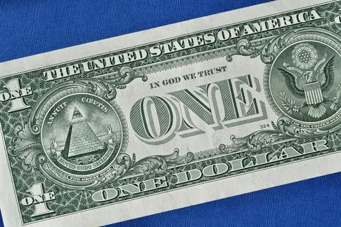 One dollar bill Stock Photos