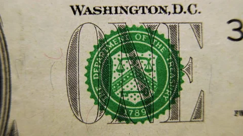 One Dollar Cash Stop Motion Stock Footage 141242416