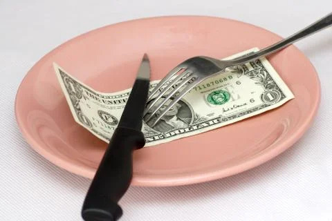 One Dollar Diet Stock Photos