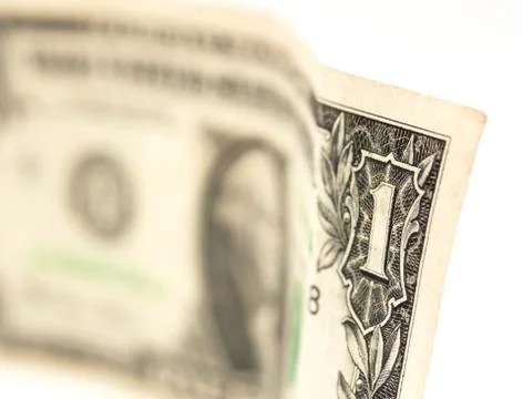 One dollar macro Stock Photos