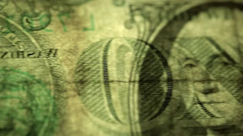 One dollar panning macro view (mystical) Vídeos de archivo 37449572