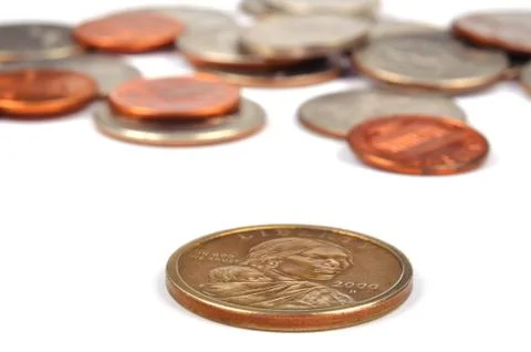 One dollar Foto stock