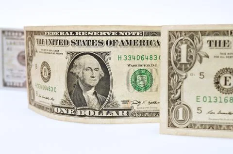 One dollars bill Stock Photos