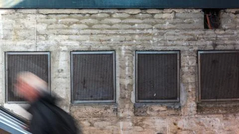 The one on the escalator Stock Photos