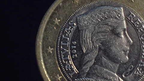 One Euro Stock Footage 82295679