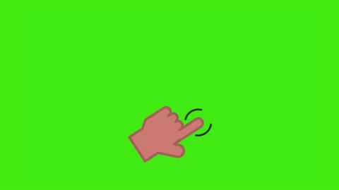 One Finger Swipe Up and Down Animated Hand Gesture. Stock Footage 233948761