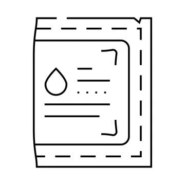 One first aid kit line icon vector illustration Stock Illustration