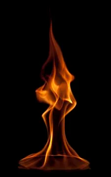 One flame Stock Photos