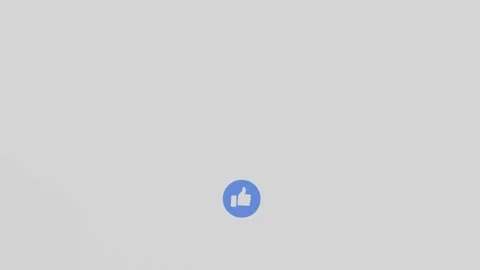 One like flies up on a white background Stock Footage 281356526