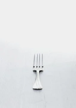 One fork restaurant standing Stock Photos