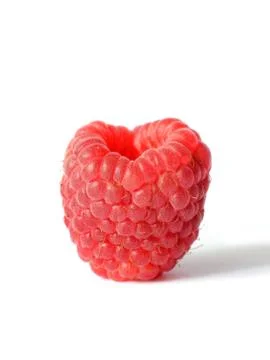 One fresh raspberry Stock Photos