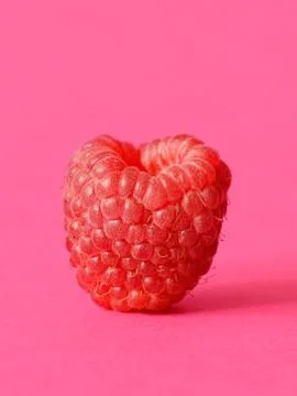 One fresh raspberry Stock Photos