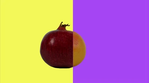 One fruit transforming into another fruit. Stop motion Video stock 147334123