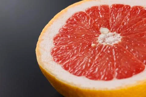 One half of grapefruit Stock Photos