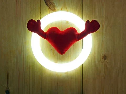 One heart Foto stock