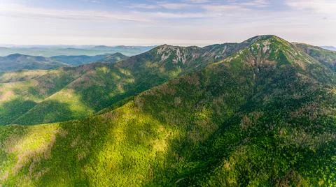 One of the highest mountains in Primorye. Stock Photos