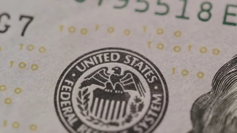 One hundred-dollar Bill Video stock 84671392