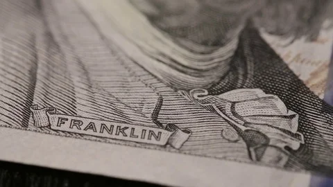 One hundred-dollar Bill Stockbeeldmateriaal 84671423