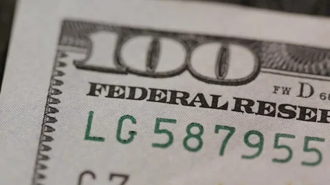 One hundred-dollar Bill Stock-Footage 84671425