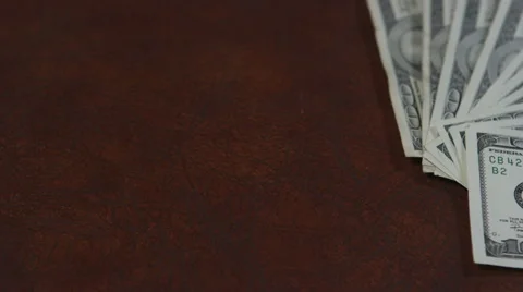 One hundred dollar bills Stock Footage 62282985
