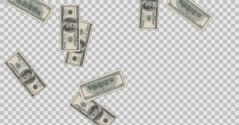One hundred dollar bills 動画素材 67470393