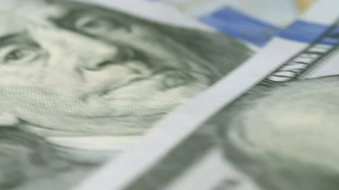 Printing 100 Dollar Notes (loopable) Stock Video Footage - Video